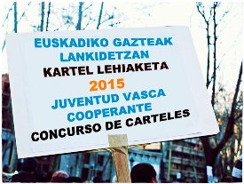 Concurso carteles Juventud Vasca Cooperante 2015